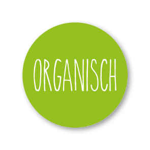 Stickers 'Organisch' lichtgroen-wit rond 30mm