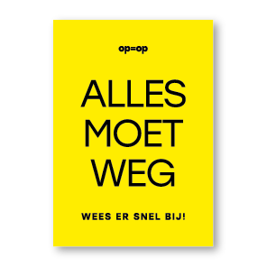 Alles moet weg poster