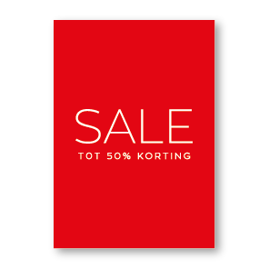 Sale Korting poster