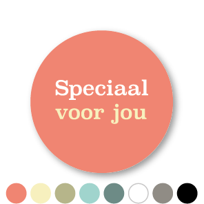 Stickers 'Speciaal voor jou' rond 30mm