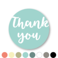 Thank you stickers rond 30mm