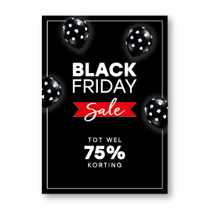 Black Friday Sale korting posters