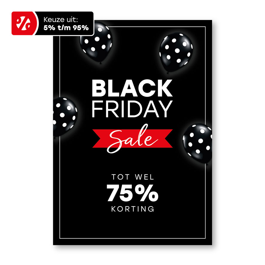 Black Friday Sale korting posters