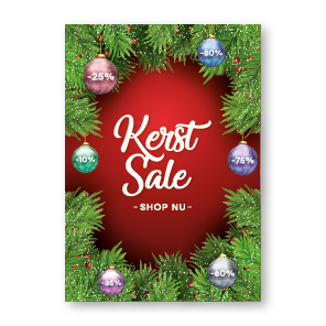 Kerst Sale posters