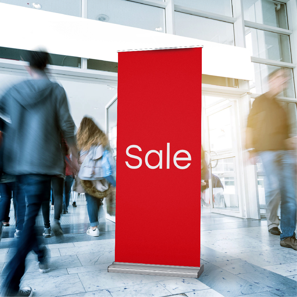 Roll-up banner Sale