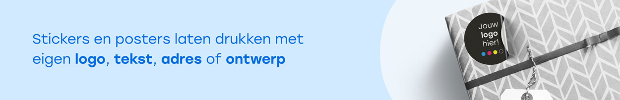 Eigen ontwerp drukken banner