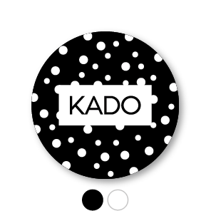 Kado stickers ronde stippen rond