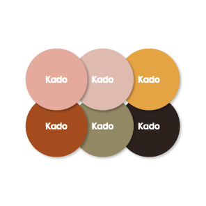 Stickers 'Kado' Combi Set rond