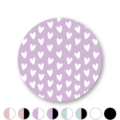 Stickers 'Hartjes' klein rond