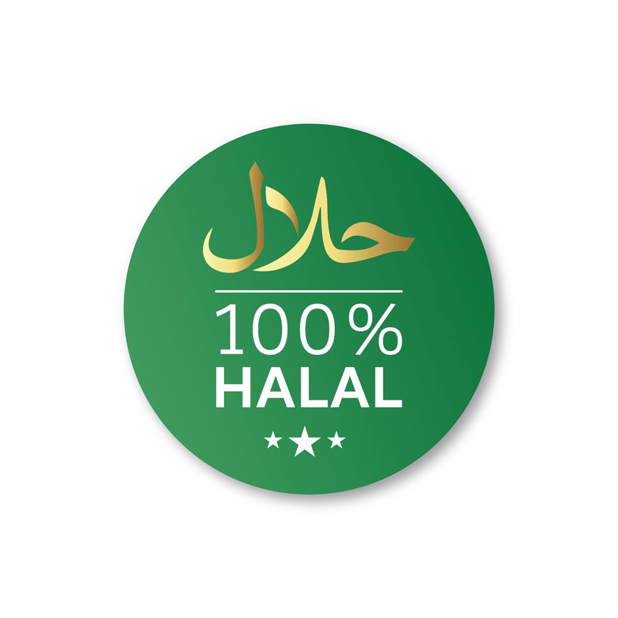 Hala stickers lichtgroen rond 30mm