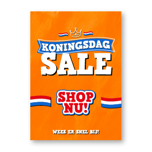 Koningsdag Sale poster